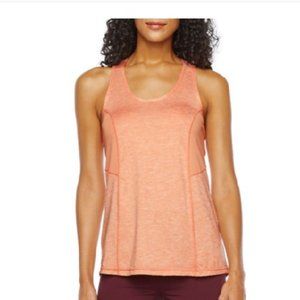 NEW Xersion L‎ Coral Orange Racerback Tank Top
